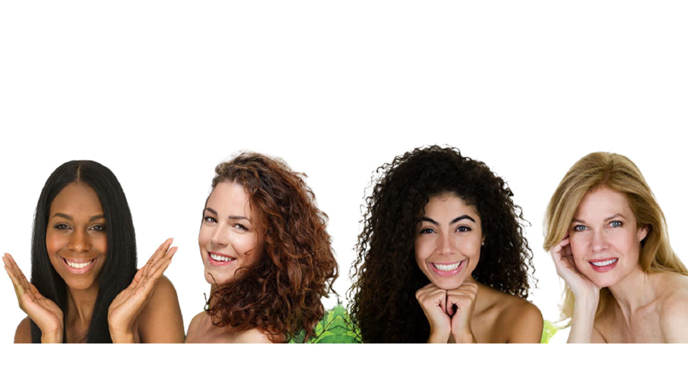 les femmes de tous types de cheveux